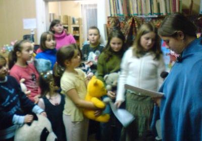 Pluszowe misie w naszej bibliotece
