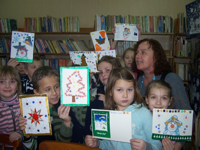 Świąteczna wizyta w bibliotece