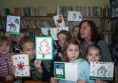 Świąteczna wizyta w bibliotece
