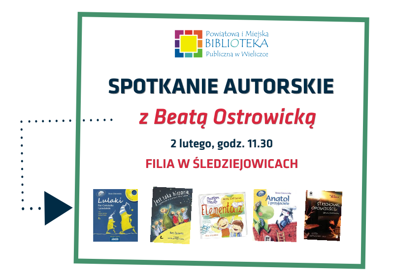 Spotkanie autorskie z Beatą Ostrowicką