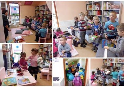 Przedszkolaki w bibliotece