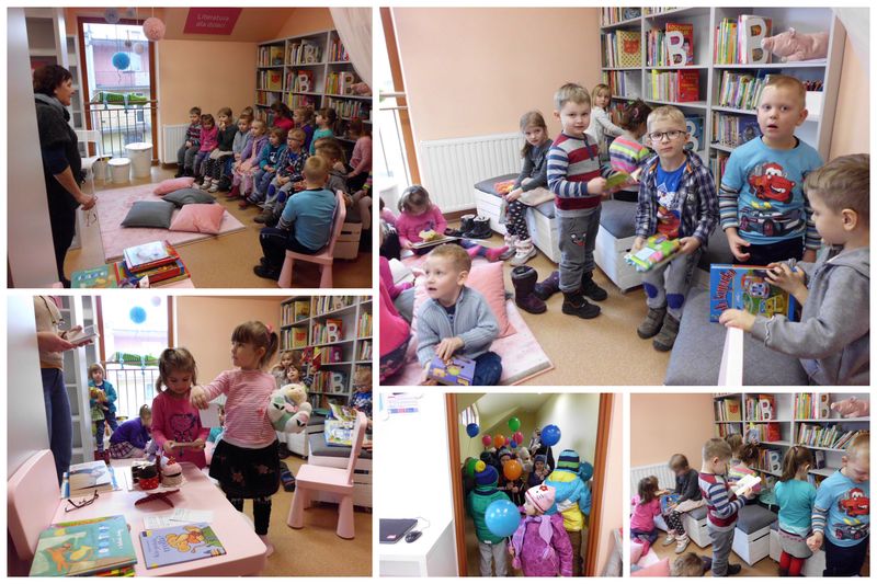 Przedszkolaki w bibliotece