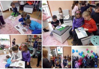 Spotkanie z przedszkolakami w bibliotece