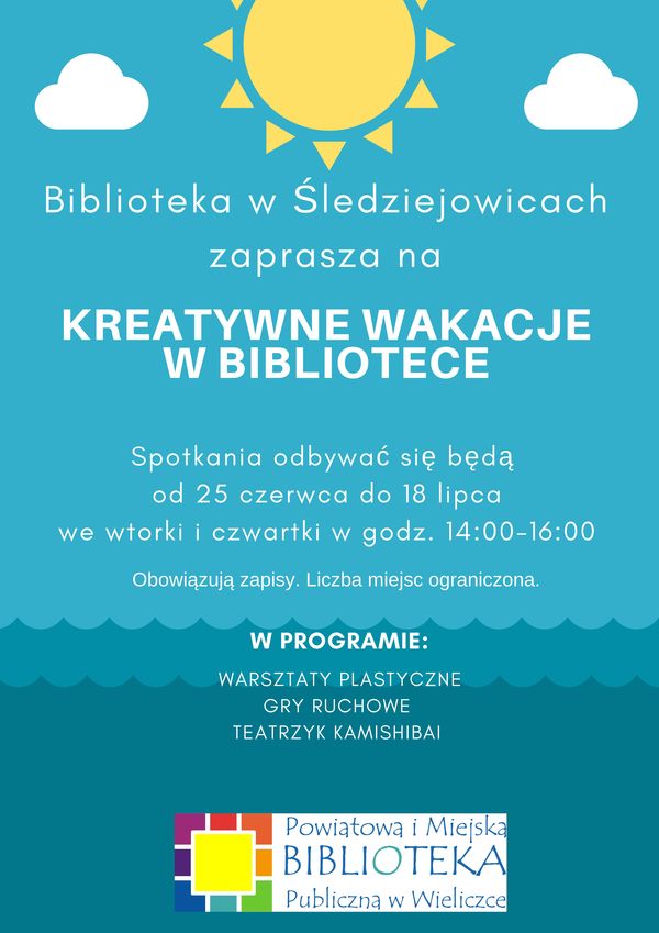 Kreatywne wakacje w Bibliotece