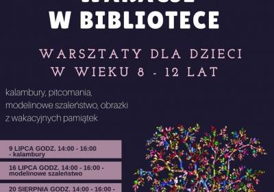 Inspiracje we wakacje w bibliotece!