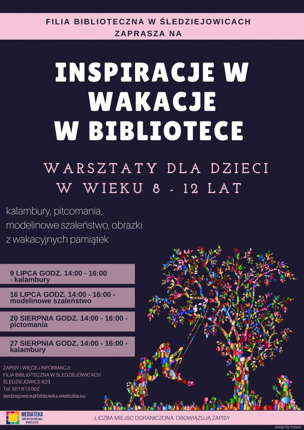 Inspiracje we wakacje w bibliotece!