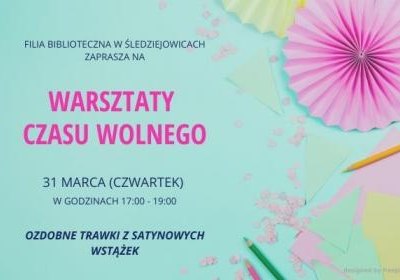 Warsztaty Czasu Wolnego