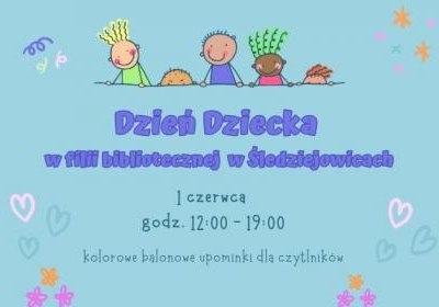 Świętujmy razem Dzień Dziecka w bibliotece!