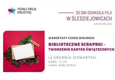 Warsztaty Czasu Wolnego – Tworzenie kartek bożonarodzeniowych