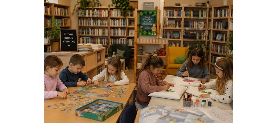 Wakacje z biblioteką w Śledziejowicach
