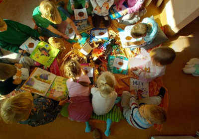 Lekcja biblioteczna – „Las jesienią”