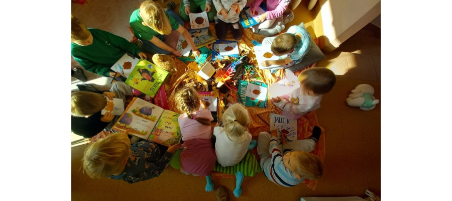 Lekcja biblioteczna – „Las jesienią”