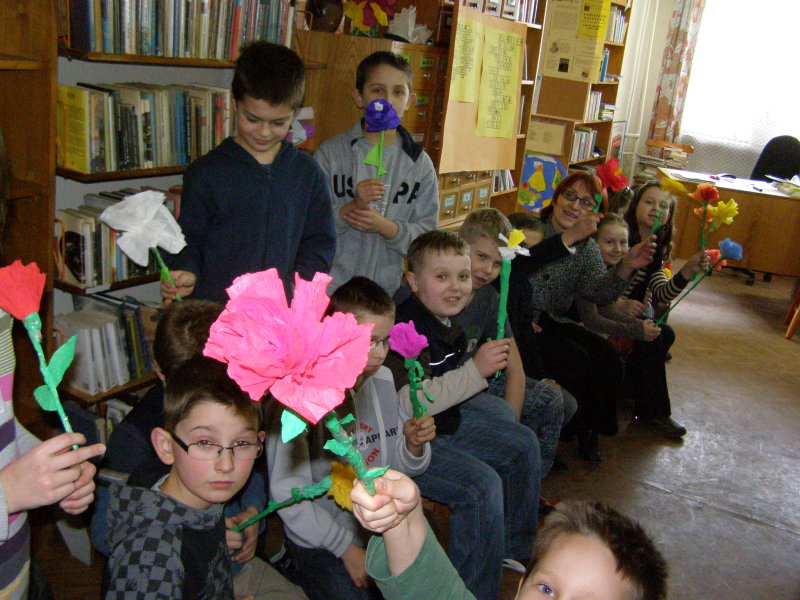 W bibliotece już pachnie wiosną…