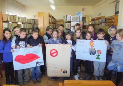 Nie pal przy mnie, proszę - lekcja biblioteczna