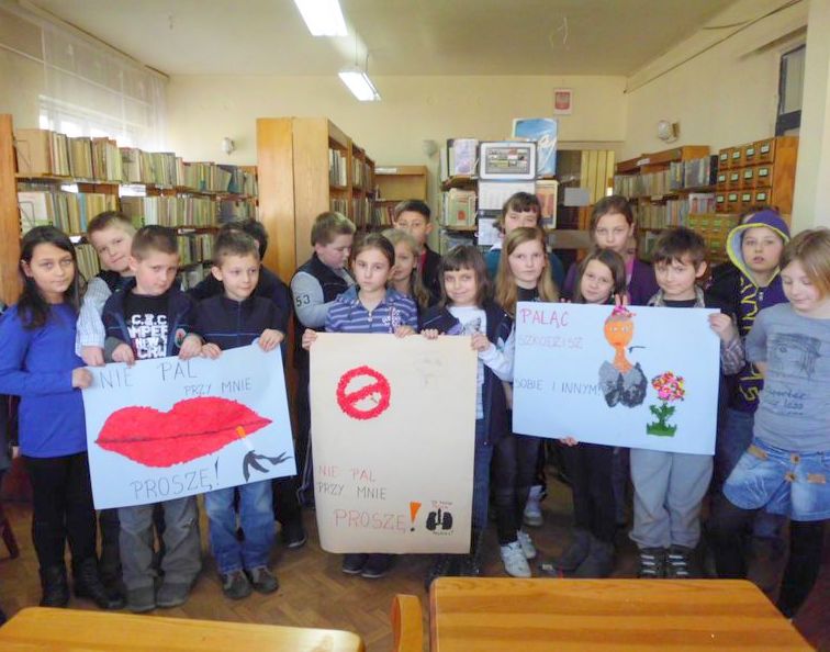 Nie pal przy mnie, proszę - lekcja biblioteczna