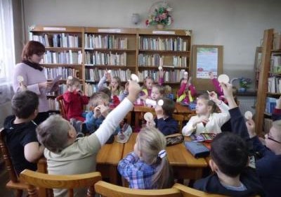 Akcja „Odblaskowa szkoła” w bibliotece