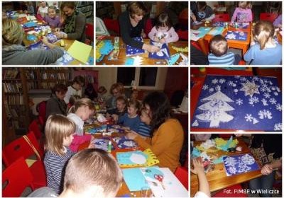 Świąteczna kalkografia w bibliotece za nami...