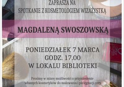 Spotkanie z kosmetolog wizażystką