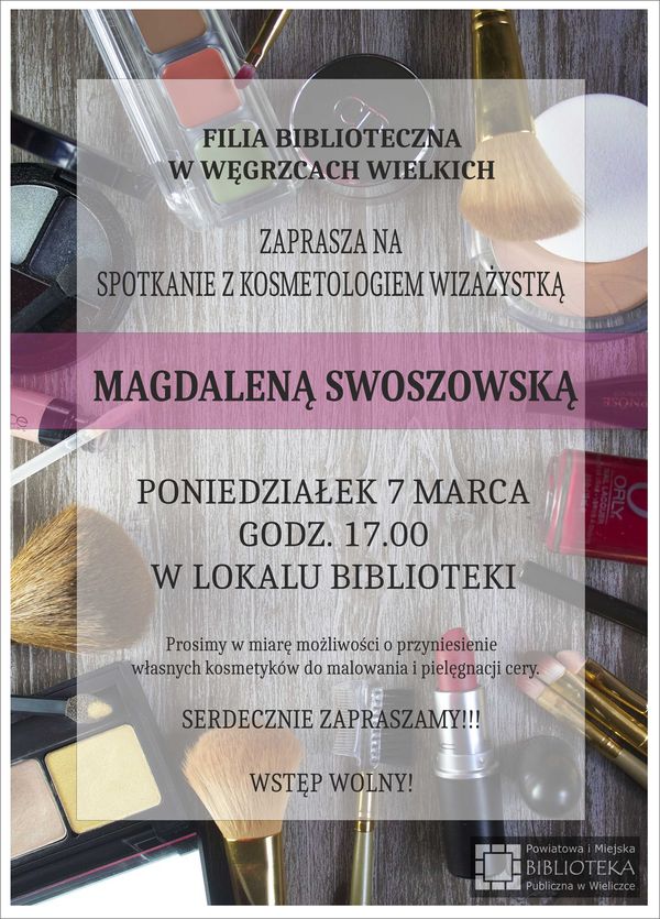 Spotkanie z kosmetolog wizażystką