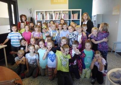 Odwiedziny w bibliotece…