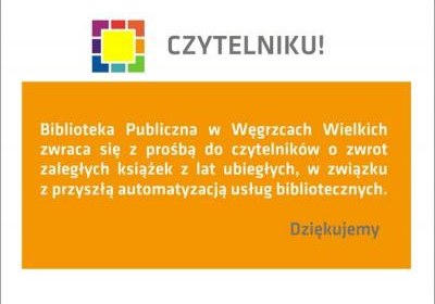 Prośba o zwrot zaległych książek