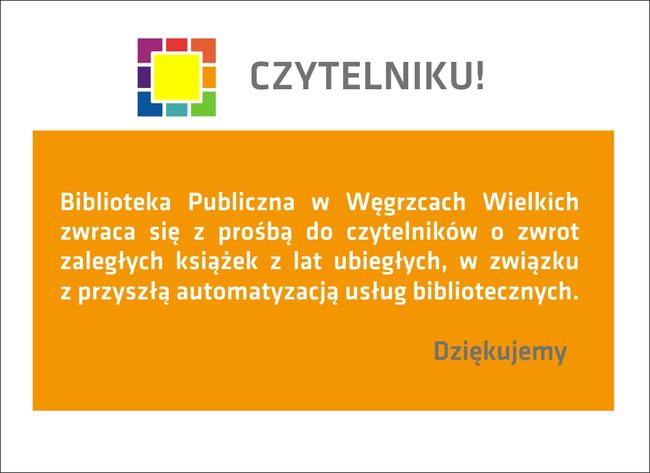 Prośba o zwrot zaległych książek