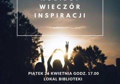 Kobiecy wieczór inspiracji… w bibliotece...