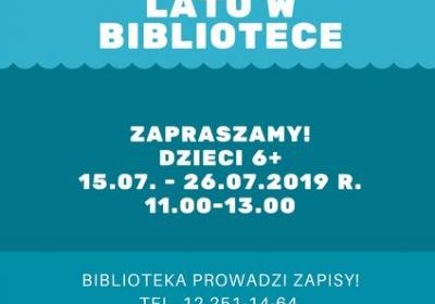 Wakacyjne rozmaitości - biblioteczne możliwości czyli lato w BIBLIOTECE…