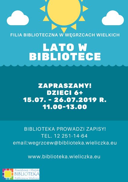 Wakacyjne rozmaitości - biblioteczne możliwości czyli lato w BIBLIOTECE…