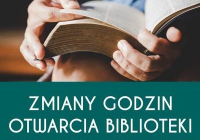 Zmiana godzin otwarcia biblioteki