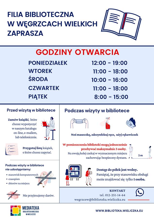 Od 1 lutego otwieramy filię biblioteczną w środę!