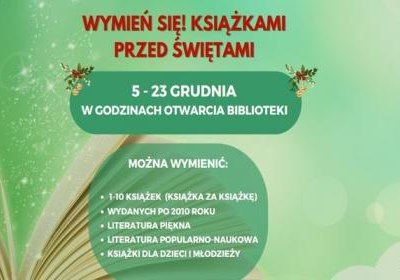 Akcja Wymień się! książkami przed świętami!