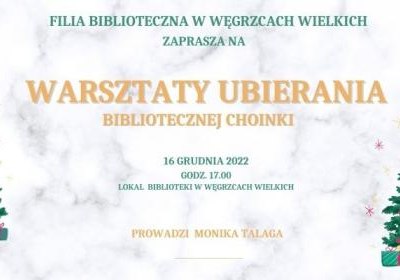 Warsztaty ubierania choinki