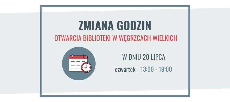 Zmiana godzin otwarcia biblioteki