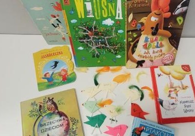 Biblioteka na wiosnę