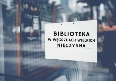 15 grudnia filia biblioteczna w Węgrzcach Wielkich nieczynna