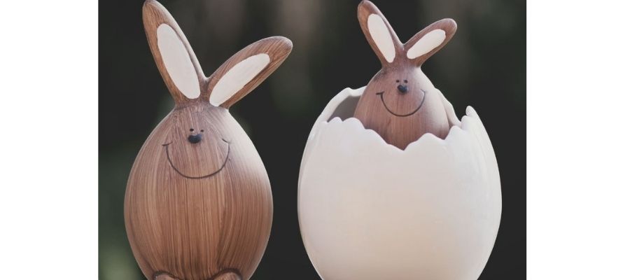 Kolorowy zajączek na Wielkanoc