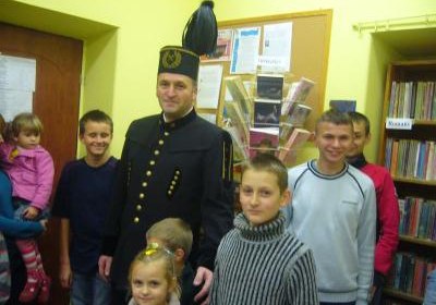 Spotkanie z górnikiem w bibliotece