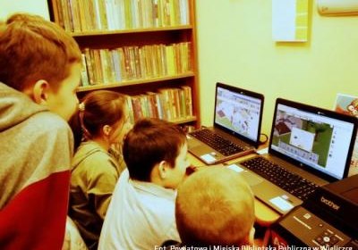 Zakończyliśmy ferie w bibliotece!