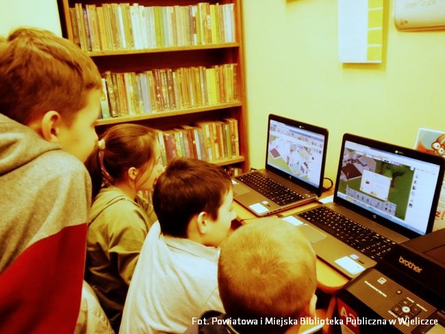 Zakończyliśmy ferie w bibliotece!