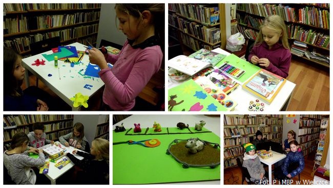 Zakończyliśmy ferie w bibliotece!