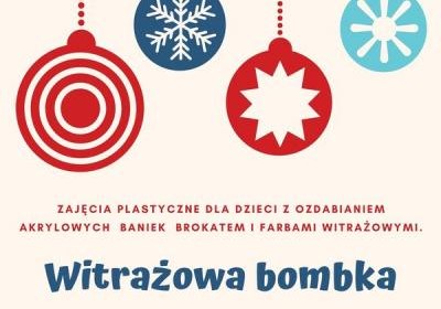 Witrażowa bombka