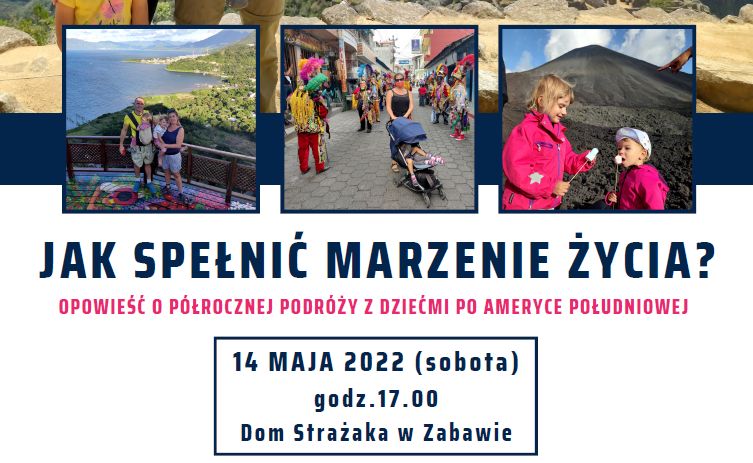 Biblioteka w Zabawie zaprasza na spotkanie z podróżnikami Agnieszką i Marcinem Lewandowskimi