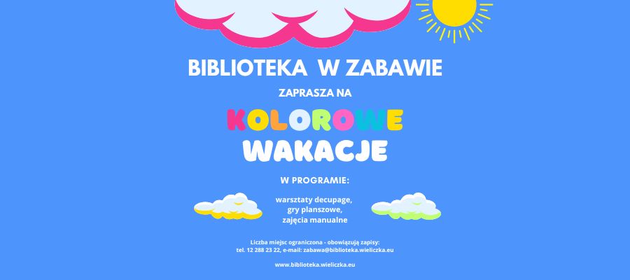 Kolorowe wakacje w Zabawie!