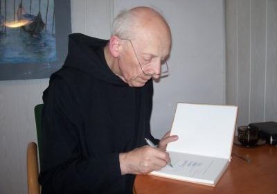 Ojciec Leon Knabit po raz drugi w bibliotece