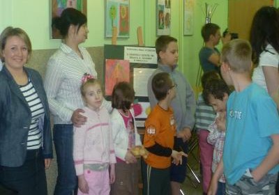 Wystawa prac uczniów z Zespołu Szkół im. Brata A. Kosiby w Wieliczce