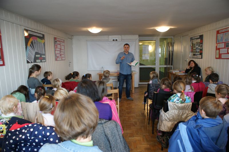 Grzegorz Kasdepke w naszej bibliotece