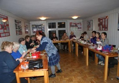 Klub Aktywnego Seniora – Lodowa róża i Iris-Folding