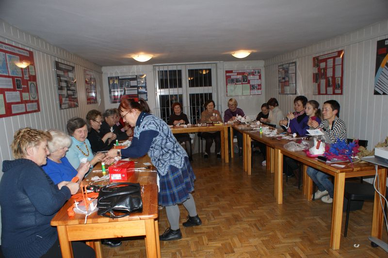 Klub Aktywnego Seniora – Lodowa róża i Iris-Folding