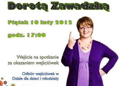 Dorota Zawadzka, słynna superniania w wielickiej bibliotece!